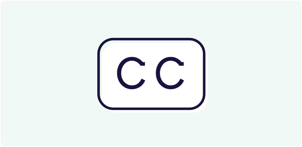 Icon of captions