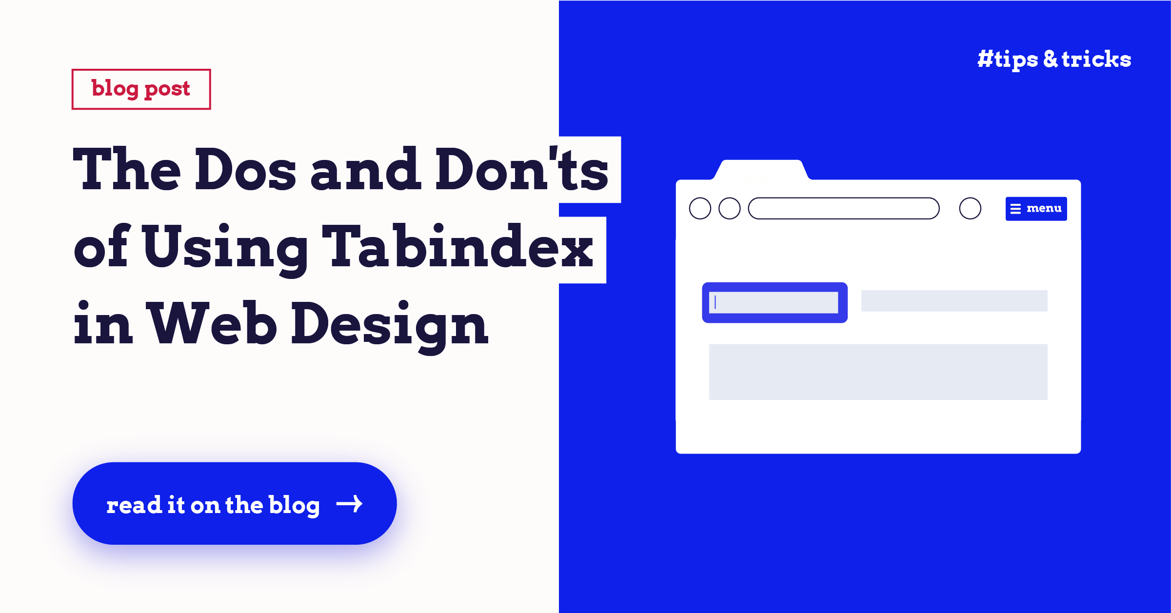 tab index accessibility